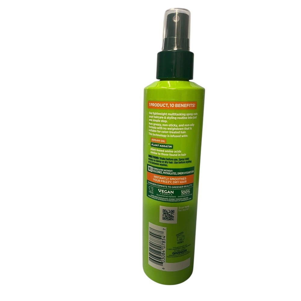 Garnier Fructis Sleek Shine 10 in 1 Multitasking Leave In Hair Serum Spray NEW